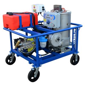 Poseidon E15-Th apparatus series, 15 kW (380 V), 500 bar, 17 l/min , with heating