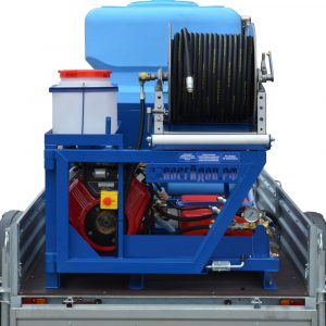 Sewer Flushers for Mounting of Poseidon B24S series, 100-360 bar, 23/24/27 hp, 21–75 l/min