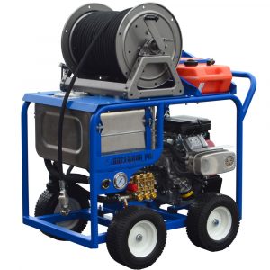 Series of Poseidon В24-Tk apparatus with с buffer water tank, 23/24/27 hp, 100 – 200 bar, 45 – 75 l/min