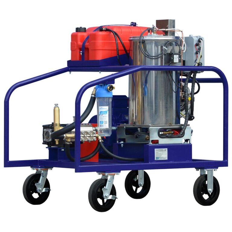 Poseidon E15-Th apparatus series, 15 kW (380 V), 500 bar, 17 l/min , with heating