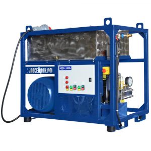 Poseidon E37Cube apparatus series, 37 kW (380 V), 500-2,000 bar, 10-40 l/min