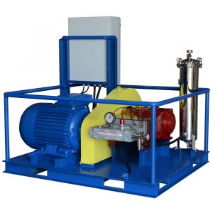 Poseidon E75US apparatus series, 75 kW, 1,000-2,800 bar, 15-37 l/min