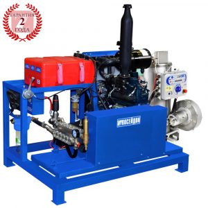 Poseidon DT45S1-500-30-Th, 45 hp, 500 bar, 30 l/min, with heating