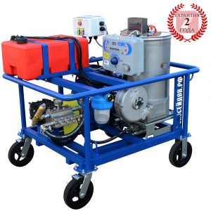 Poseidon E30-Th apparatus series, 30 kW (380 V), 500 bar, 30 l/min, with heating